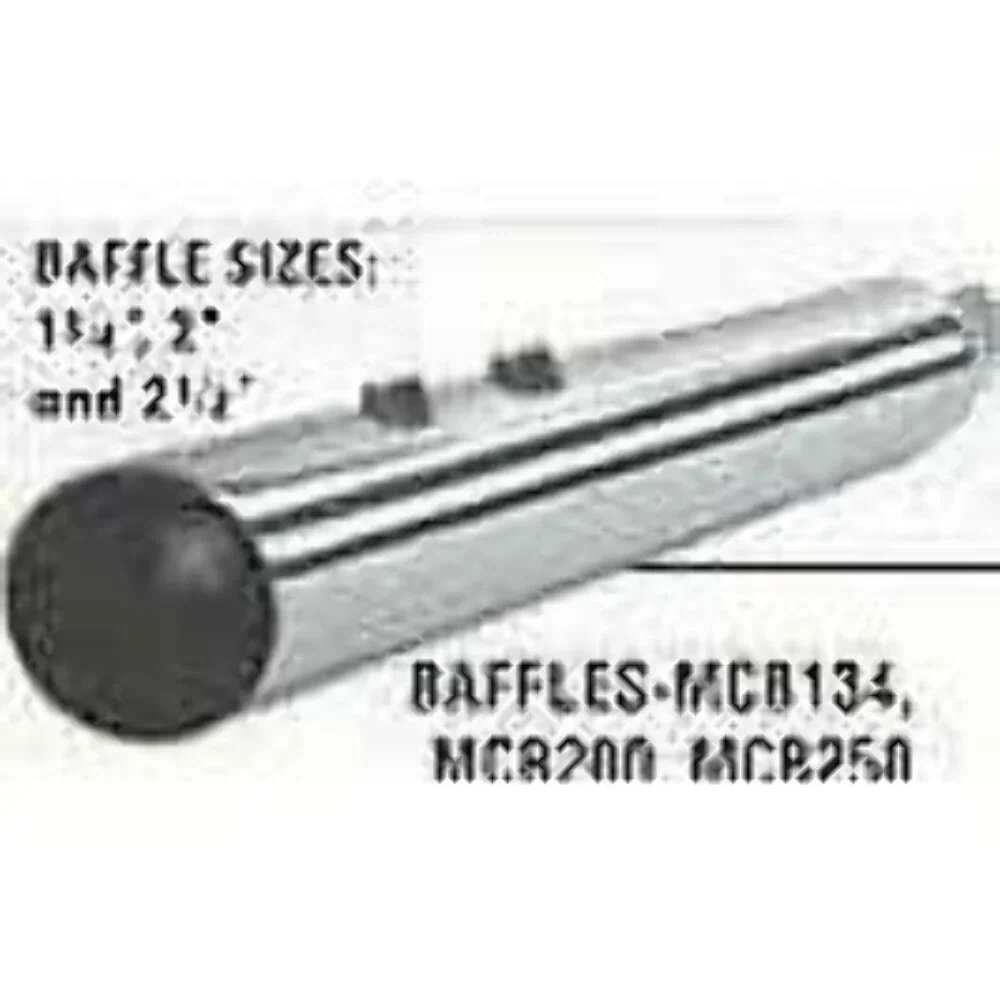 95-16 Harley Electra Glide Straight Cut Slip On Muffler 2 Baffle